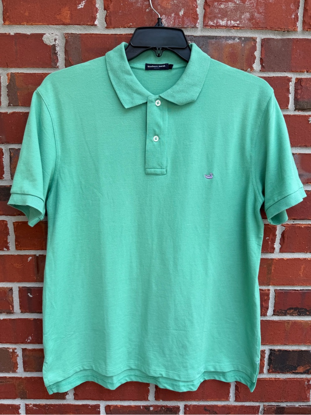 Southern Marsh Stonewall Men’s Mint Green Heather Short Sleeve Polo Shirt P1